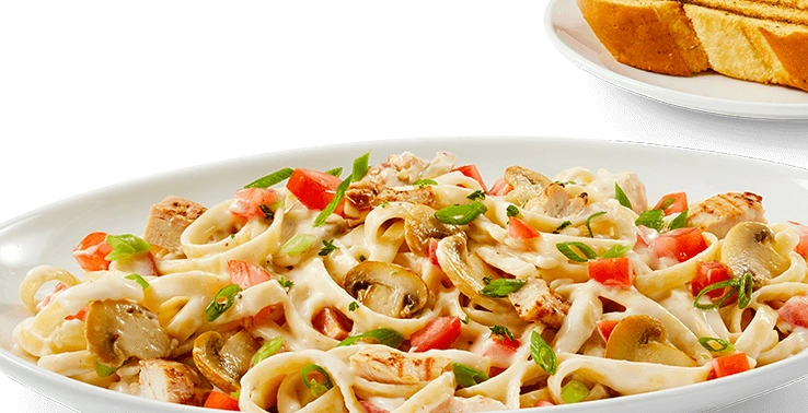 Chicken and Mushroom Fettuccini