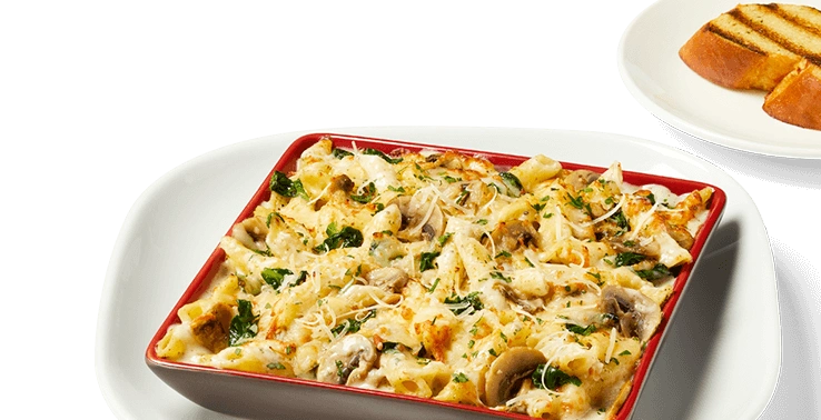 Creamy Mushroom & Spinach Bake